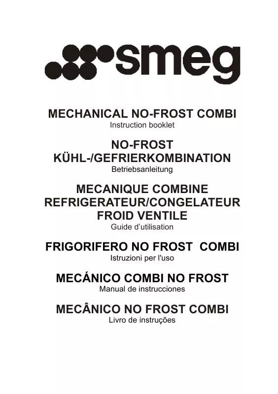 Mode d'emploi SMEG FC344BNF