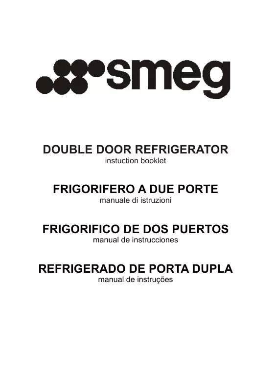 Mode d'emploi SMEG FD238AP