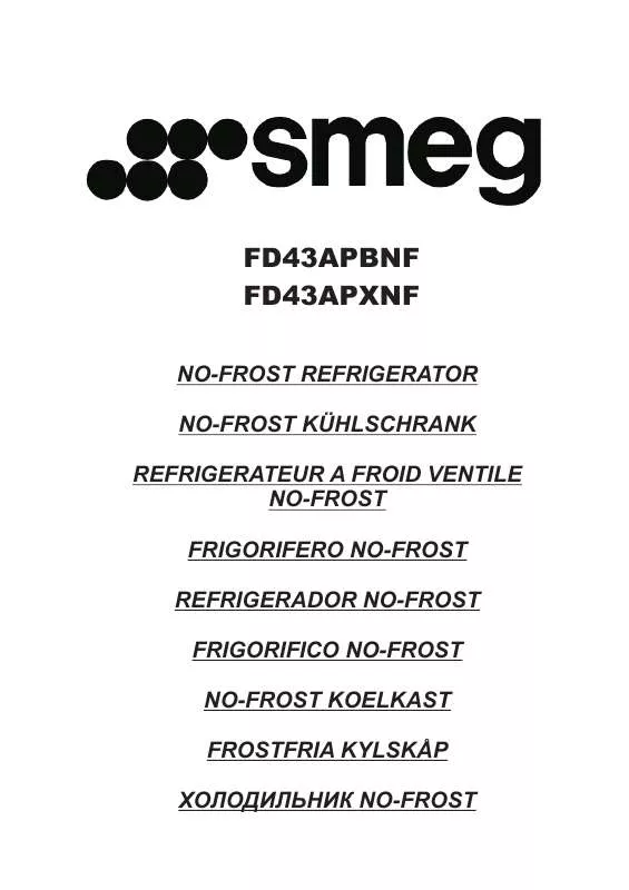 Mode d'emploi SMEG FD43APXNF