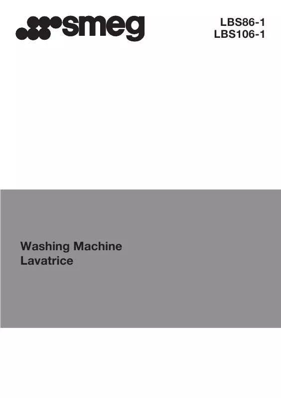 Mode d'emploi SMEG LBS86-1