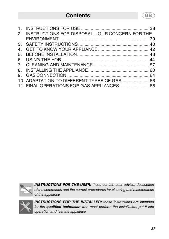 Mode d'emploi SMEG PDX30BBR2