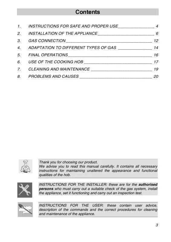 Mode d'emploi SMEG PGA95FSC3