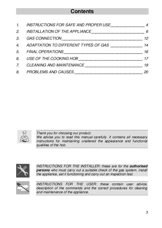 Mode d'emploi SMEG PGFA95F-1