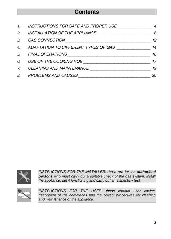 Mode d'emploi SMEG PGFA95F