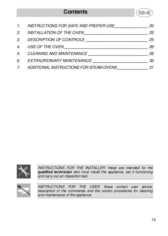 Mode d'emploi SMEG RFT744