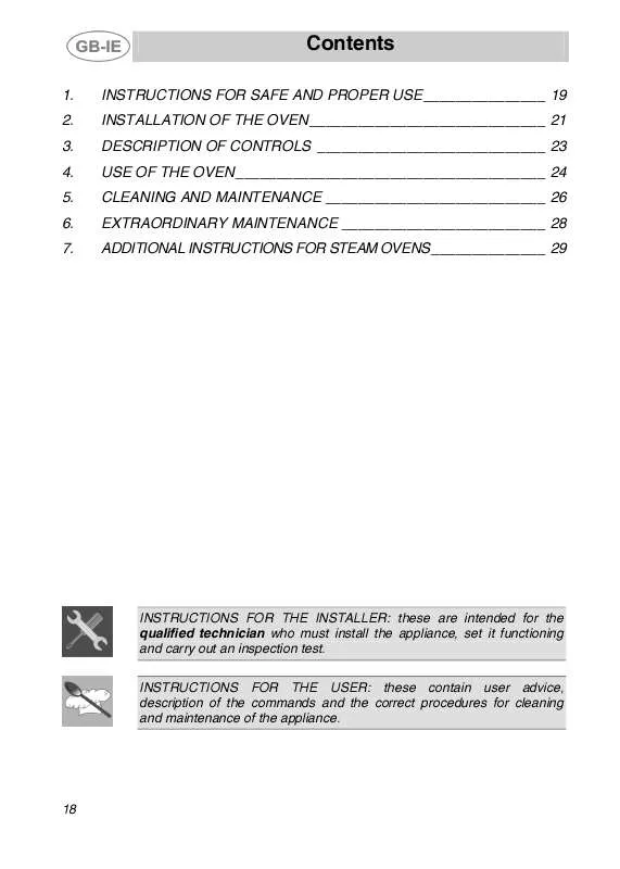 Mode d'emploi SMEG RFT844