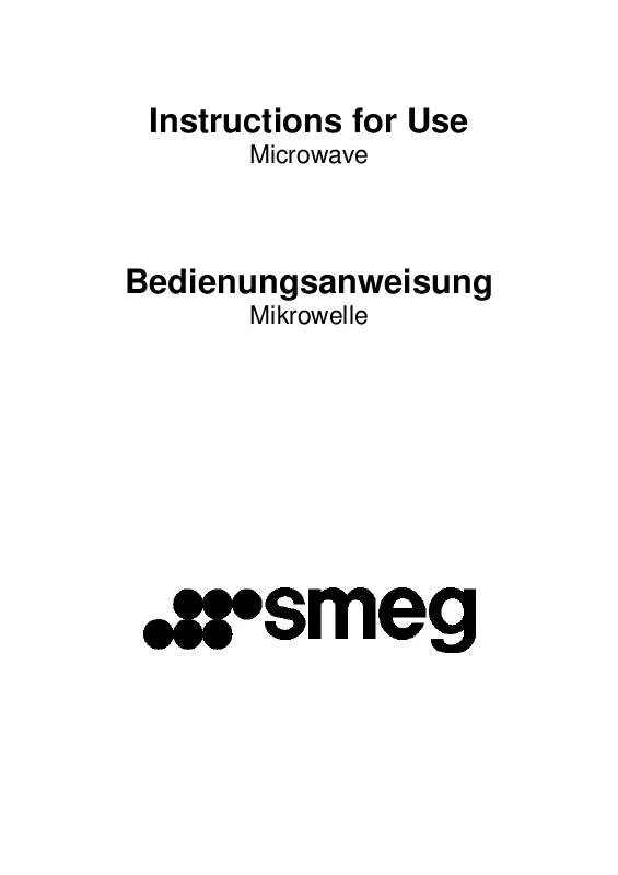 Mode d'emploi SMEG S45MX