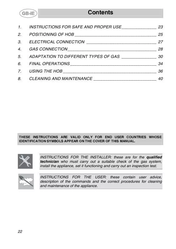 Mode d'emploi SMEG SARV532X1