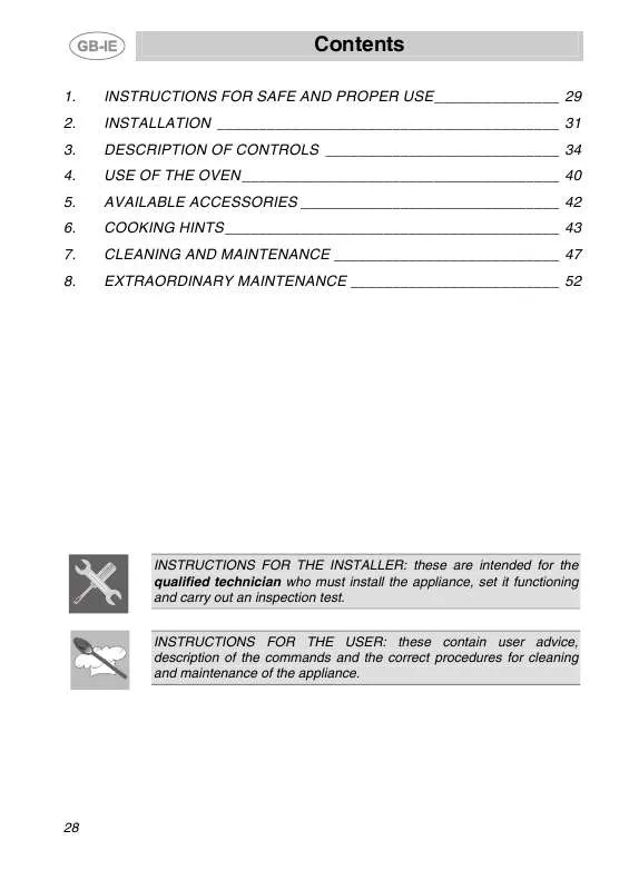 Mode d'emploi SMEG SC170-6