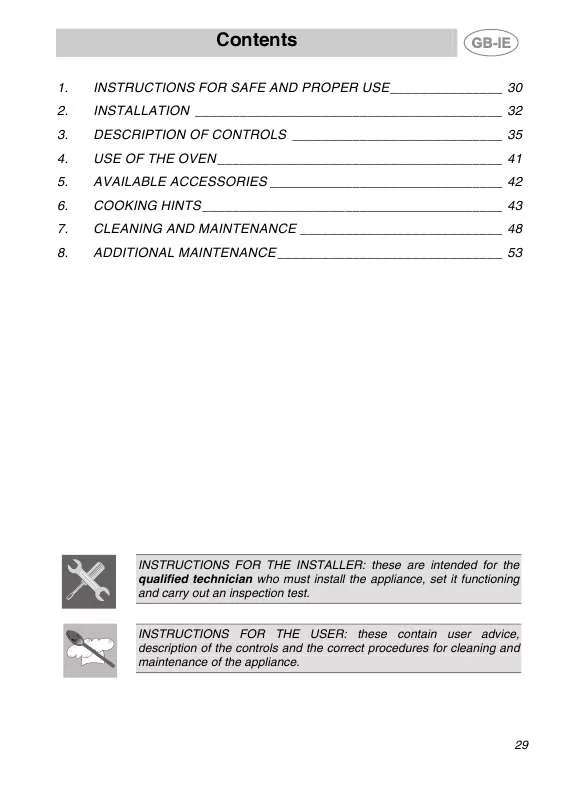 Mode d'emploi SMEG SC378MFN