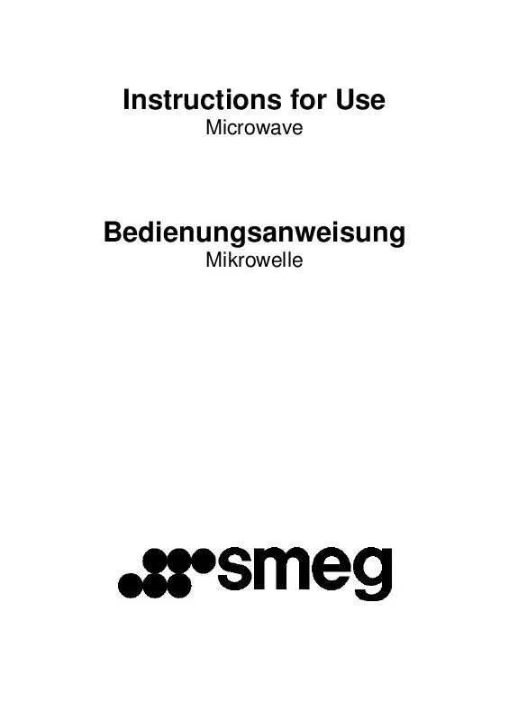 Mode d'emploi SMEG SC45MCSG