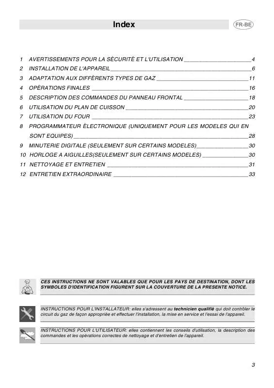 Mode d'emploi SMEG SCB91MFX