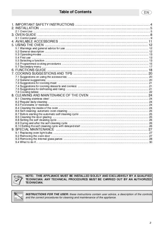 Mode d'emploi SMEG SCP111SU2