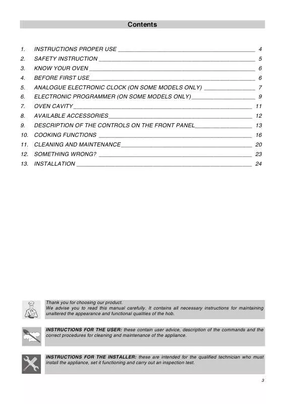 Mode d'emploi SMEG SDO10-5