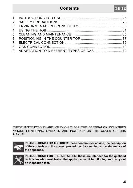 Mode d'emploi SMEG SRV864AGH