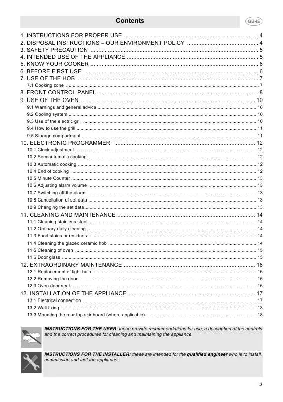 Mode d'emploi SMEG SUK91CMX5