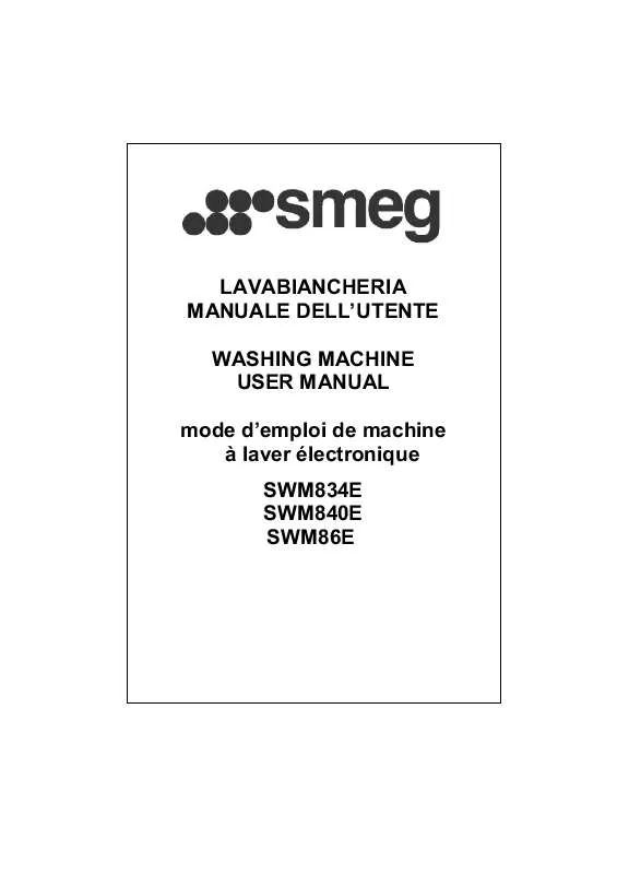 Mode d'emploi SMEG SWM86E