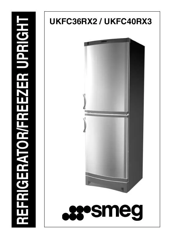 Mode d'emploi SMEG UKFC40RX3