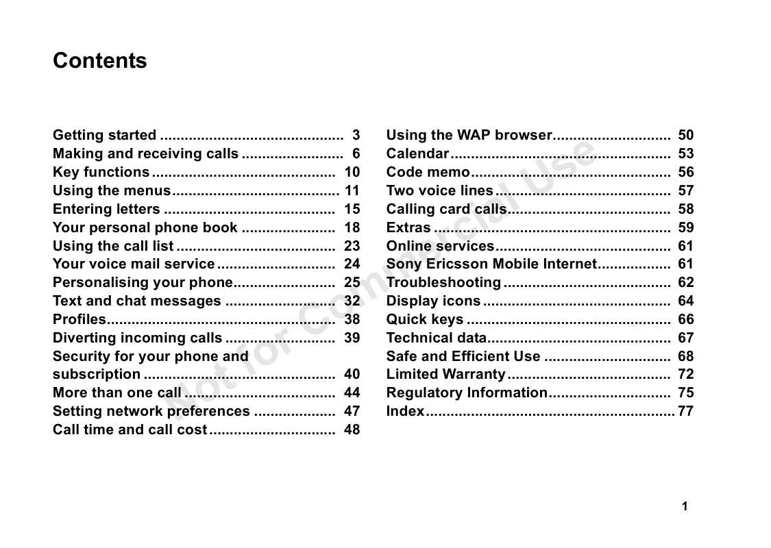 Mode d'emploi SONY ERICSSON ТЕЛЕФОН T600