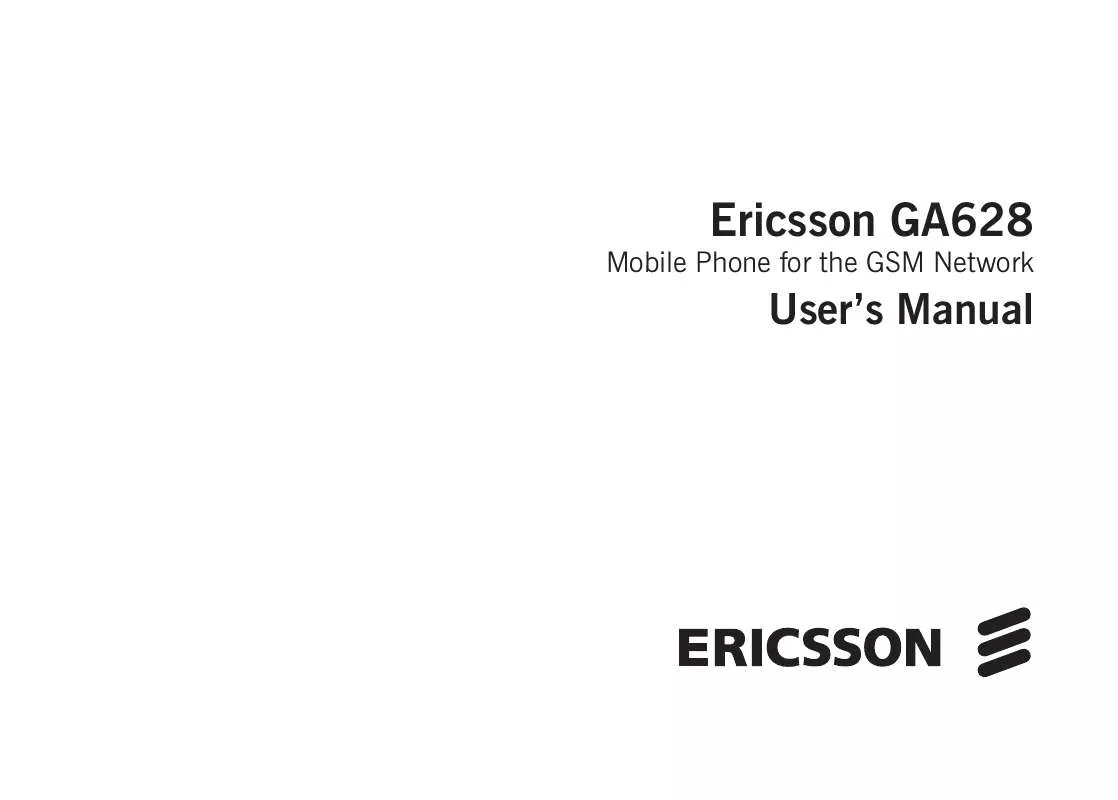 Mode d'emploi SONY ERICSSON GA628