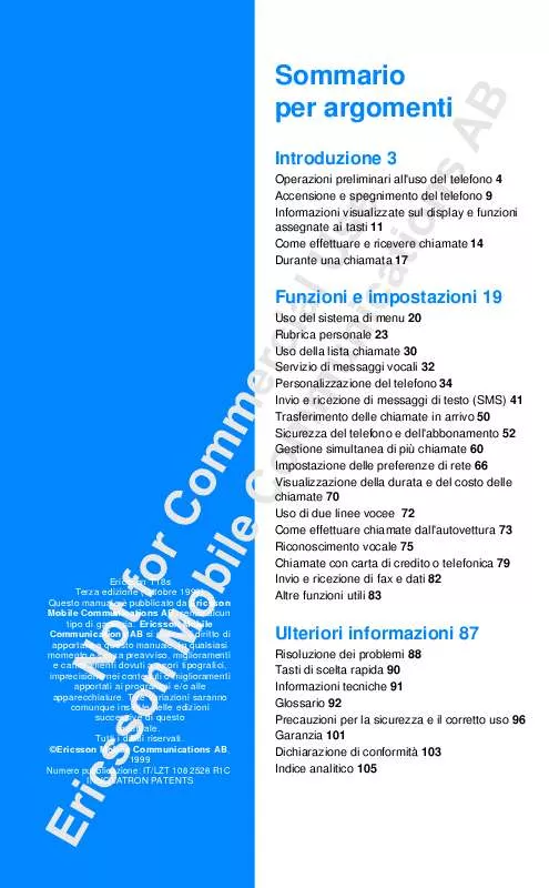 Mode d'emploi SONY ERICSSON T61C