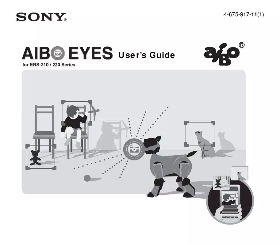 Mode d'emploi SONY AIBOEYES