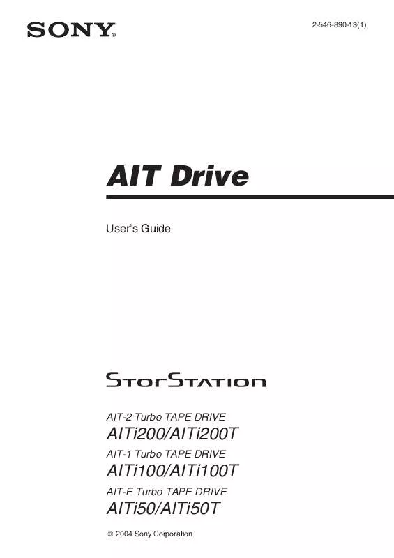 Mode d'emploi SONY AITI100