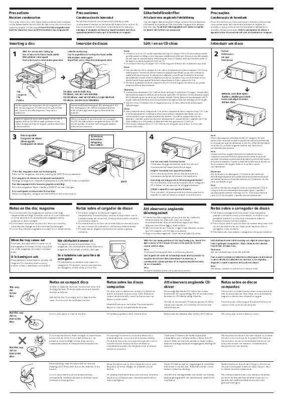 Mode d'emploi SONY CDX-805