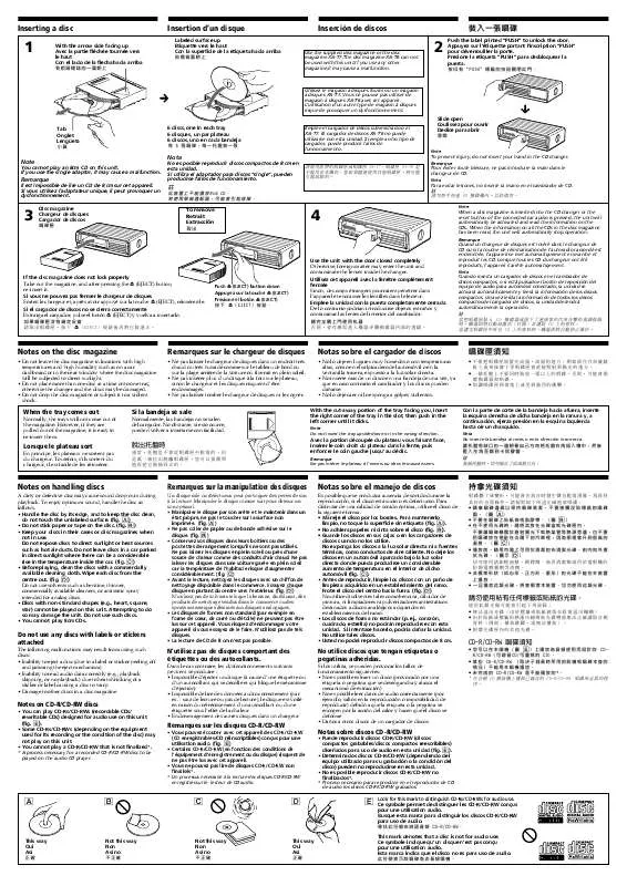 Mode d'emploi SONY CDX-T69X