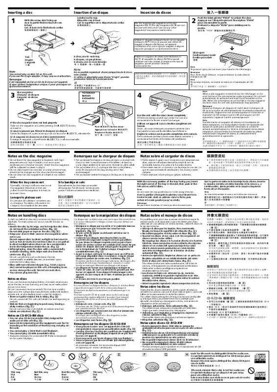 Mode d'emploi SONY CD-XT68X