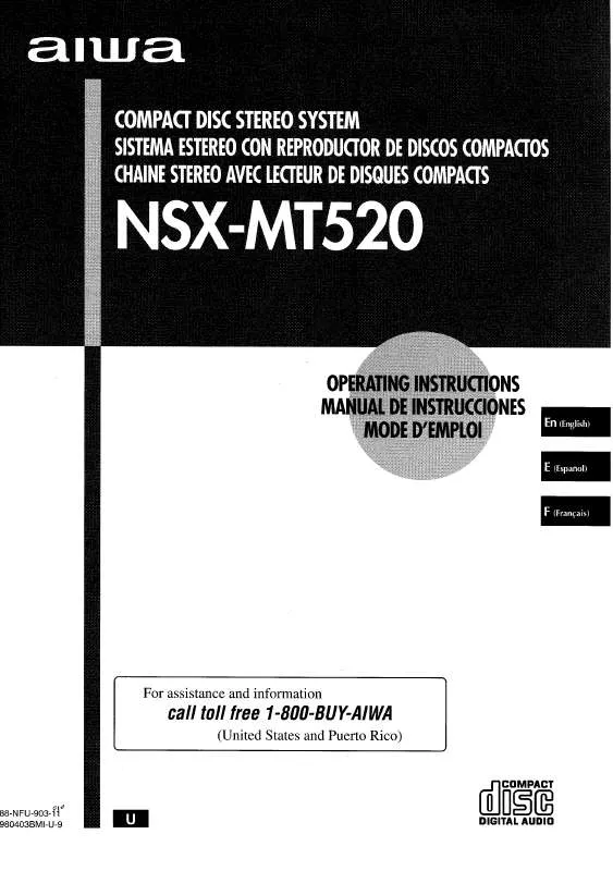 Mode d'emploi SONY CXNMT520