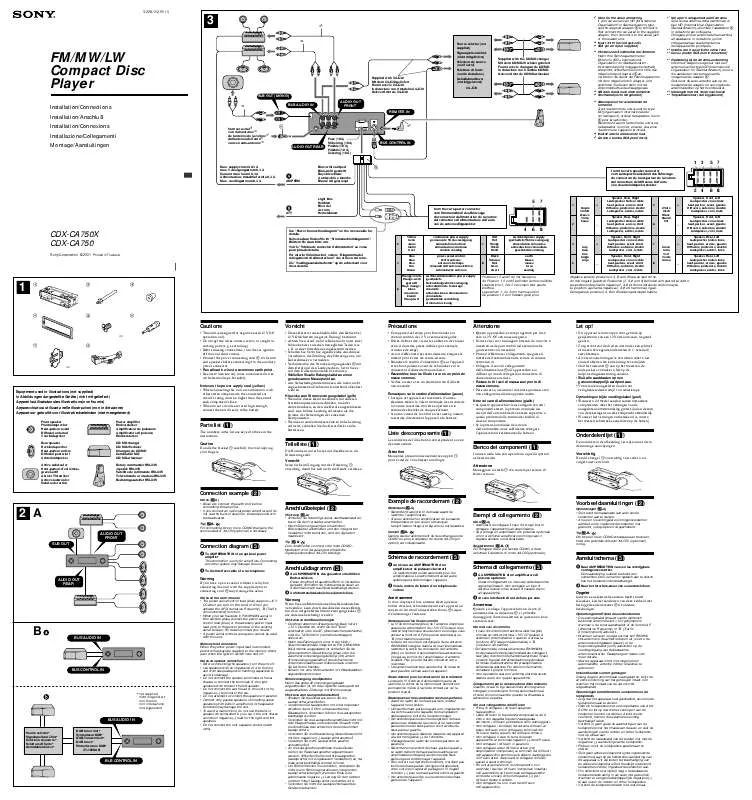 Mode d'emploi SONY D-E771