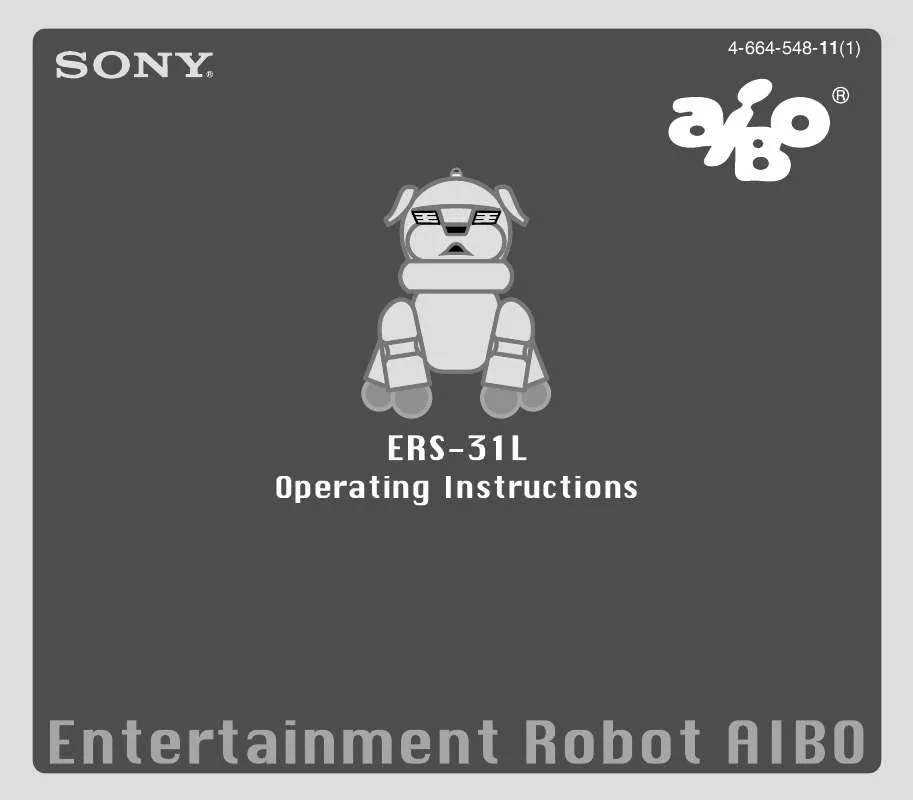 Mode d'emploi SONY ERS-31L