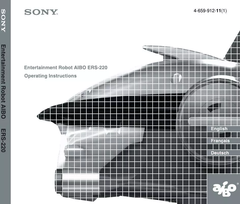 Mode d'emploi SONY ERS-220