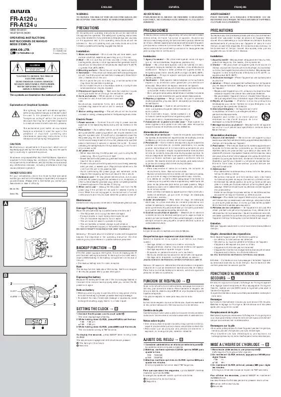 Mode d'emploi SONY FRA120