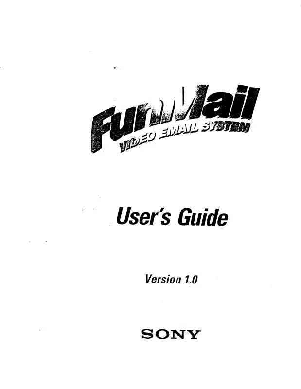 Mode d'emploi SONY FUNMAIL