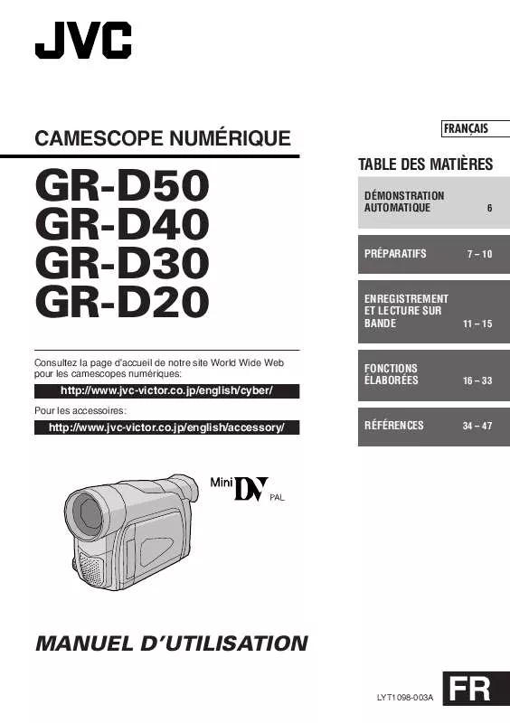 Mode d'emploi SONY LYT1098-003A