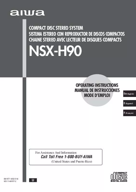 Mode d'emploi SONY NSXH90