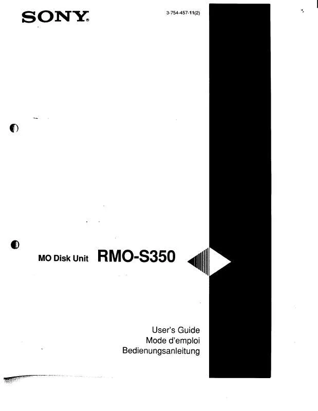 Mode d'emploi SONY RM-OS350