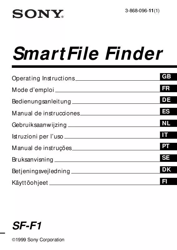 Mode d'emploi SONY SU-P50T1