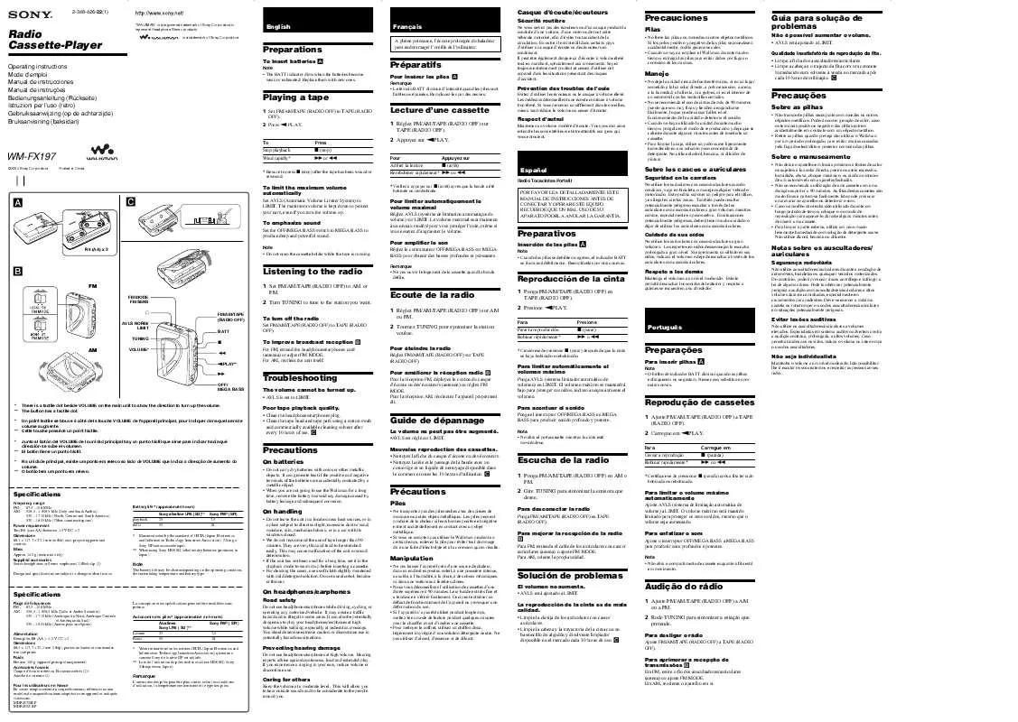 Mode d'emploi SONY TDG-BR750