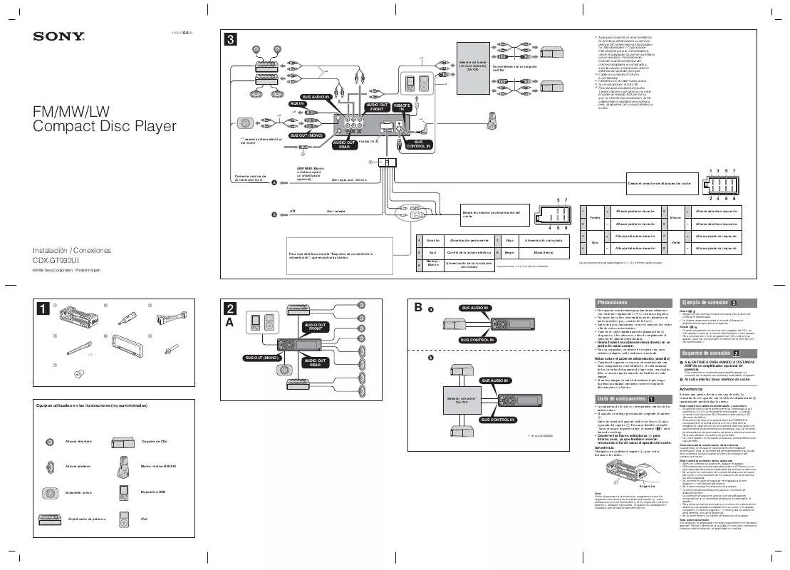 Mode d'emploi SONY WS-FL7