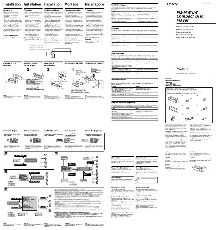 Mode d'emploi SONY XE-P3500