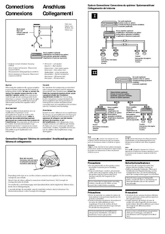 Mode d'emploi SONY XS-HA1326