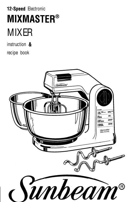 Mode d'emploi SUNBEAM 2355