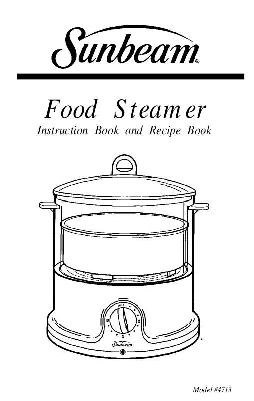 Mode d'emploi SUNBEAM 4713