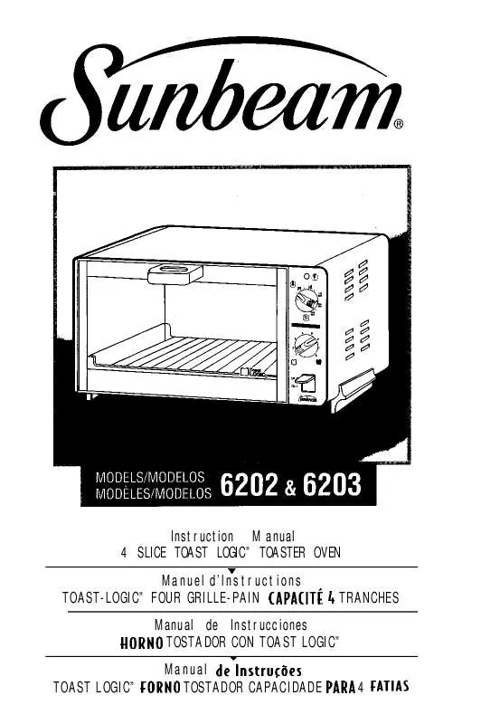 Mode d'emploi SUNBEAM 6203