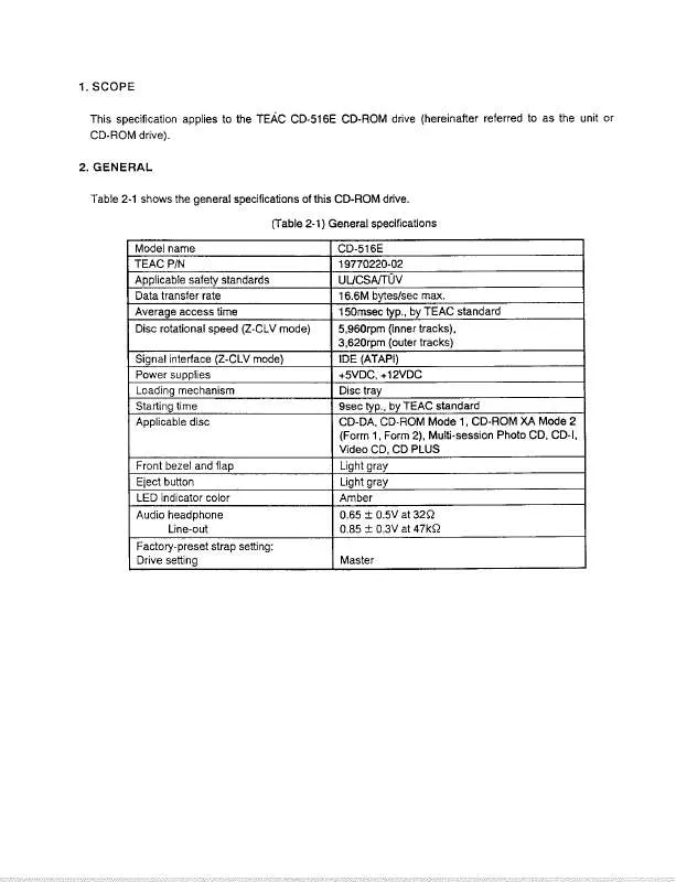 Mode d'emploi TEAC 5CD0140A