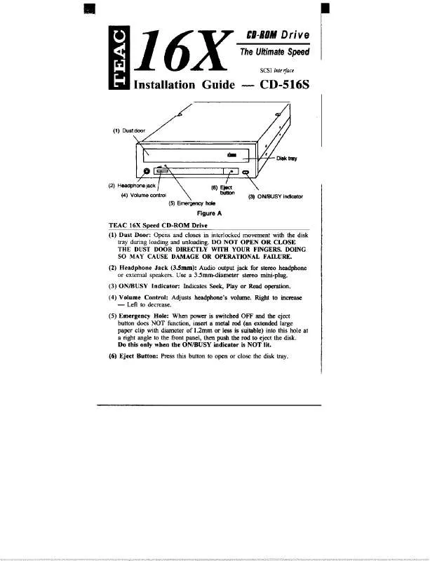 Mode d'emploi TEAC 5CD0160A