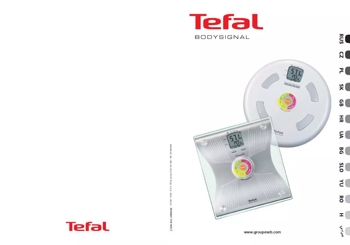 Mode d'emploi TEFAL BODYSIGNAL